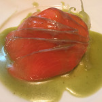 スモークサーモンとオニオン