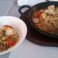 大観苑 - 取り皿でいただく