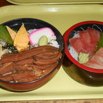 Tsuchiura Uoichiba - 穴子丼刺身つき定食