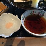 千世倭樓 潮の音 - 天麩羅つゆ+塩