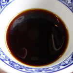 手打そばこいけ - もり汁。濃 旨い 辛口。
      お店にあった、中島先生の色「いい～ぃ仕事してますねぇ。」と同じ。２０１６．０３．３１