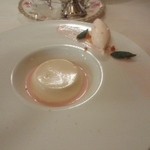 フランス料理 榛名 - 桜のブラマンジェ