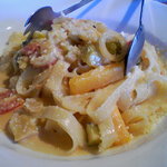 鎌倉野菜とアンチョビのフィットチーネ