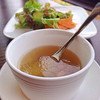 メリーキッチン - 料理写真:生姜が効いたきのこスープ。
これが１番美味しかった。