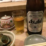 Sushi Tatsu - アサヒ瓶ビール