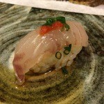 寿司辰 - ひらめ　ポン酢ベッチャリ