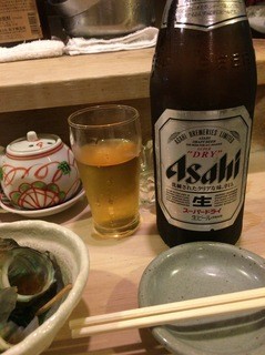 Sushi Tatsu - アサヒ瓶ビール