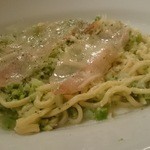 TRATTORIA AL SODO  - 春薫る一皿、ブロッコリーとパンチェッタ、パルミジャーノのトンナレッリ