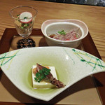 緑水亭 - 前菜（夕食）