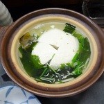 独酌　三四郎 - 友人手造りどうふ(湯豆腐バージョン)(アップ)