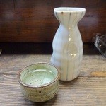 独酌　三四郎 - 熱燗(麒麟山)