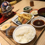天ぷらえびのや イオンモール草津店 - 金目鯛と春野菜定食