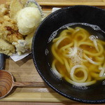本町製麺所 天 - 鶏天ぷらセット