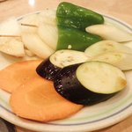 焼肉 鶯谷園 - 野菜各種