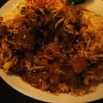 BOMBAY INDIAN RESTAURANT - カレーにはマトンがゴロゴロ　ライスはもちろんバスマティです