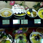 花のれん - 店頭の食品サンプルです