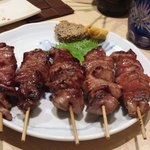 里葉亭 - 牛タン串