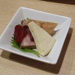 里葉亭 - 燻製（きんかん、やげん、牛タン、もも、チーズ） 