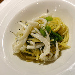 ALMA - 茨城産白魚と山形産つぼみ菜のスパゲッティ