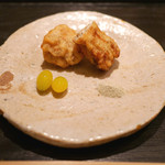 虎白 - 「揚物」穴子の唐揚げ  2016年1月