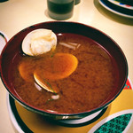 寿しのむさし - はまぐりの赤出し