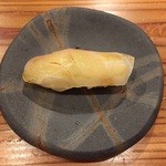 やまさん - 天然鯛昆布〆握り