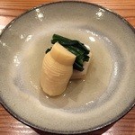 筍、ほうれん草、里芋