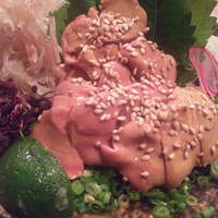 焼鶏あきら 中目黒本店 - 白レバー刺