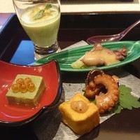 四季彩 - 前菜　季節の彩菜盛り