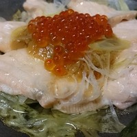 海鮮家 はこだて 本店 - 鮭ちゃんちゃん葱味噌焼きいくら掛け