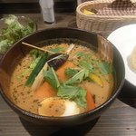 銀座スープカレー菜時記 - 彩り野菜（白スープ）