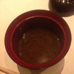 鮓 きずな - 鯛あらの赤だし