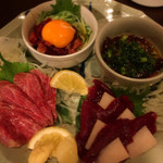呑玄 - 馬刺し盛り合わせ♡