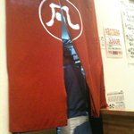 どさん粉 麺や 凡 - ’１０・０８・３０ 厨房への暖簾