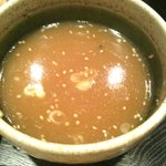 どさん粉 麺や 凡 - ’１０・０８・３０ つけダレの割りスープ後