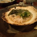 おもろ - ホタテの貝焼き・・。