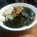 麺屋 菜花奈 - BLACK★Gカレー拉麺850円