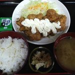 お好み焼たっちゃん - チキン南蛮定食