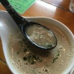 俺のラーメン あっぱれ屋 - 見た目は濃厚なつけ麵スープ