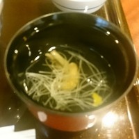 ぎんざ 神田川 - 肝吸い
                肝が大きいです