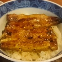 ぎんざ 神田川 - 鰻大丼
                上手く撮れていませんが相応に鰻の大きさはあります