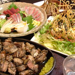 もも鐵 えん - お得なコース料理！もも焼き・鮮魚盛り・パリパリ豆豊サラダ等