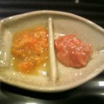 斗々屋 - 鯛のわたと塩辛