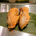 魚がし日本一 立喰寿司 - 炙りとろサーモン