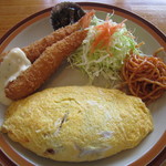 2016/3 ミートオムレツと海老フライ