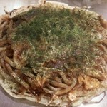 お好み焼き 剛毅 - うどん肉玉イカ天