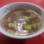 Kairakuen - ・チャーハンに付いてくるスープ
