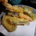 いけす創作 千彩 - 揚げたての天ぷら（第三回訪問）