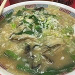 やじ満 - 味噌味の牡蠣ラーメン