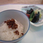 あめ婦 - このお店の白米…最高に旨いです